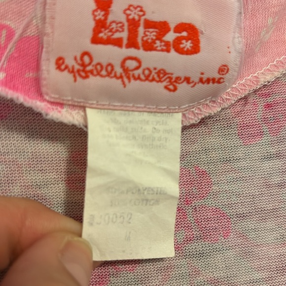 Lilly Pulitzer Vintage Liza Label Floral Print Dress - Picture 4 of 12